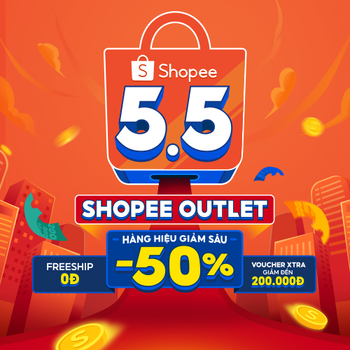 Shopee chiến dịch Si&ecirc;u Sale 5.5