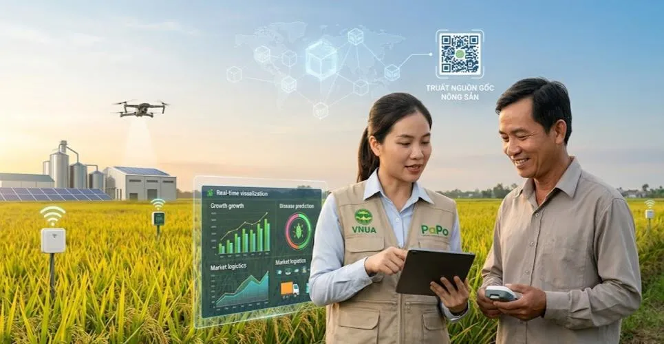 Minh bạch nông ssanr số cùng blockchain