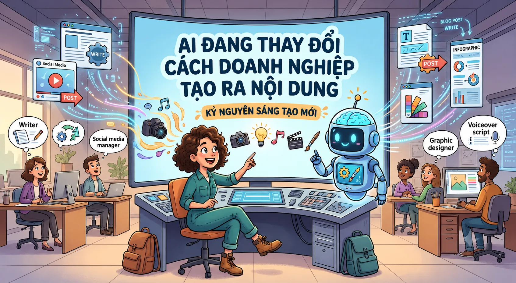 AI hỗ trợ marketing chuy&ecirc;n nghiệp